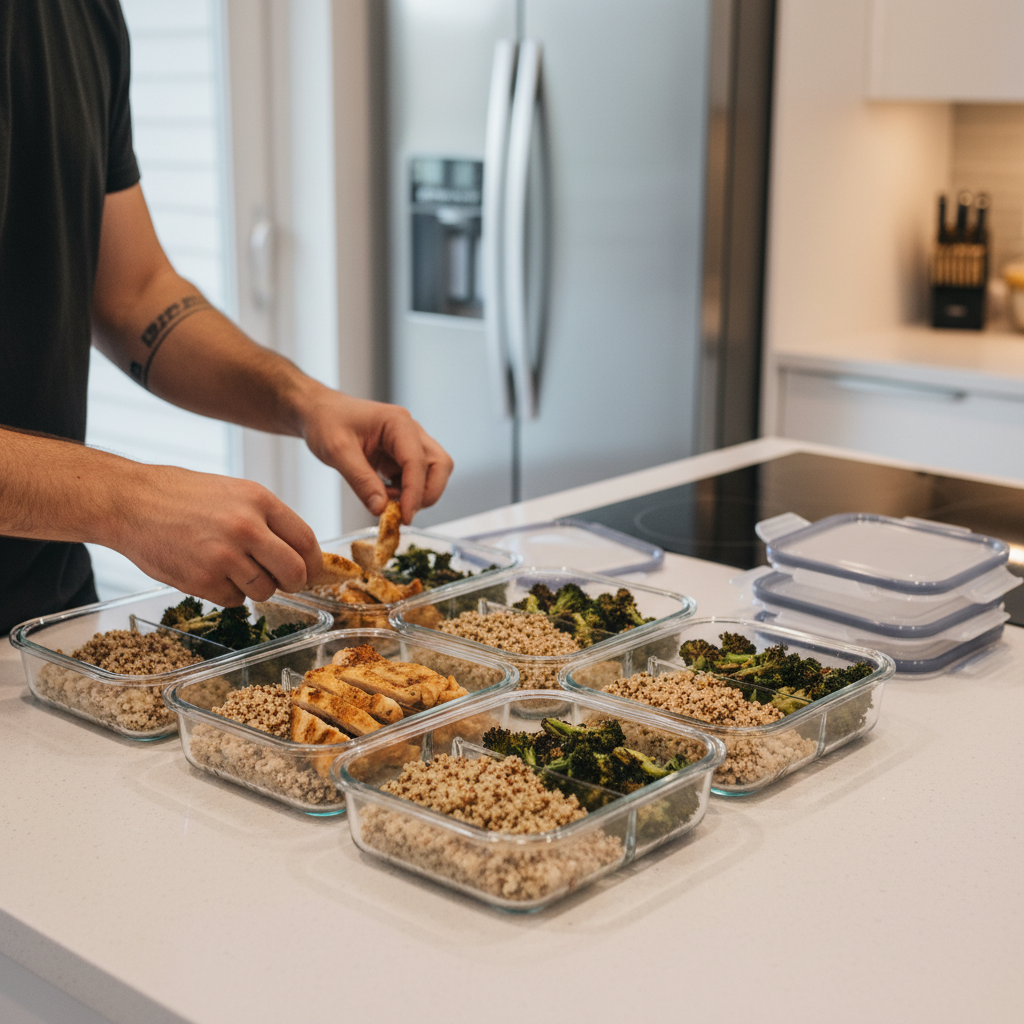 A Filipino professional learning the skill of meal prepping for weight loss.