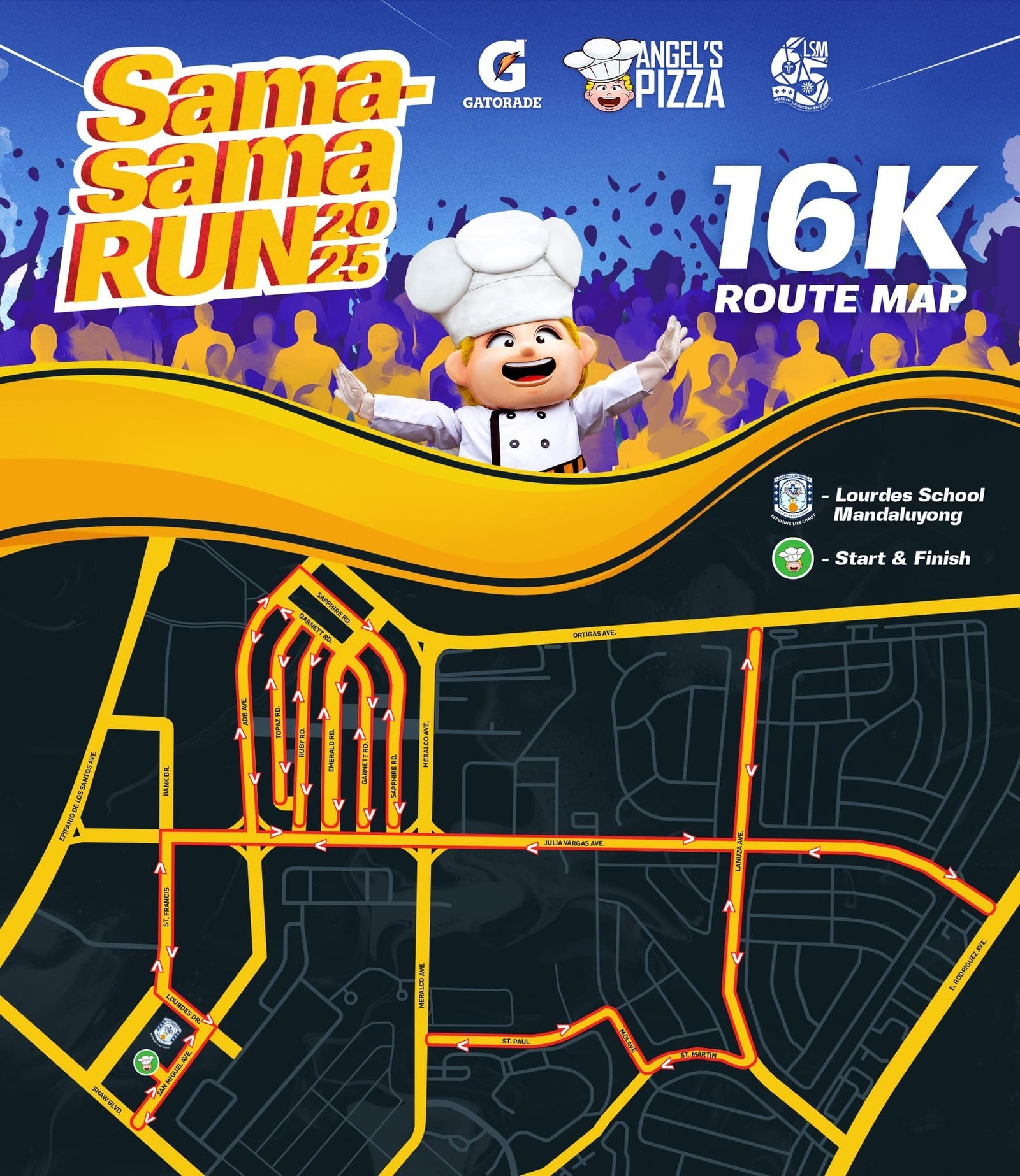 Angel’s Pizza Sama-Sama Run 2025