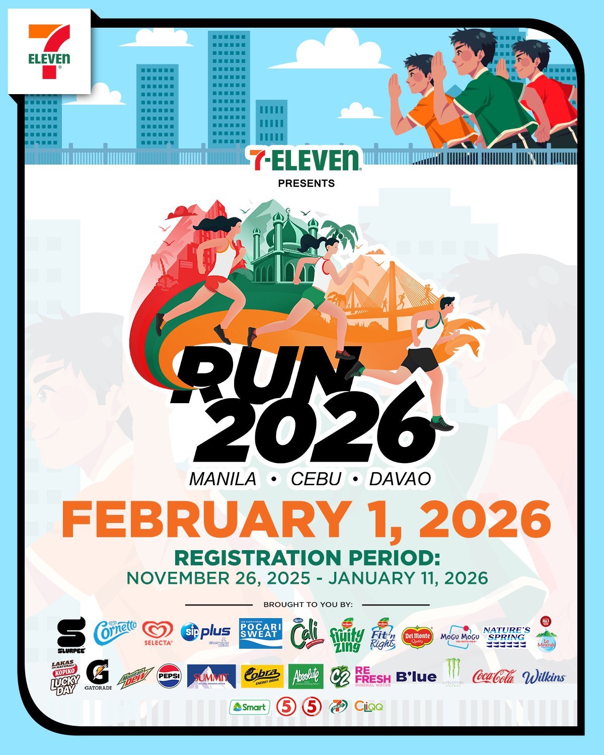 7-Eleven Run 2026 poster