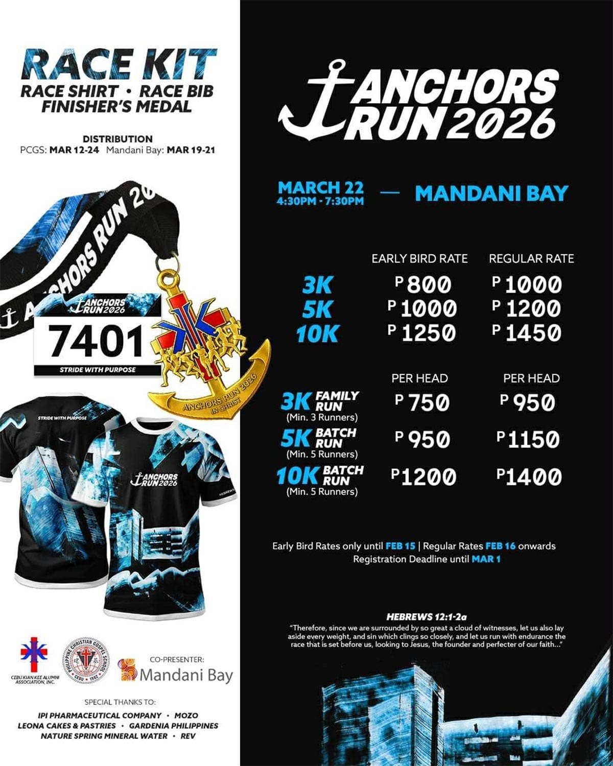 Anchors Run 2026 poster