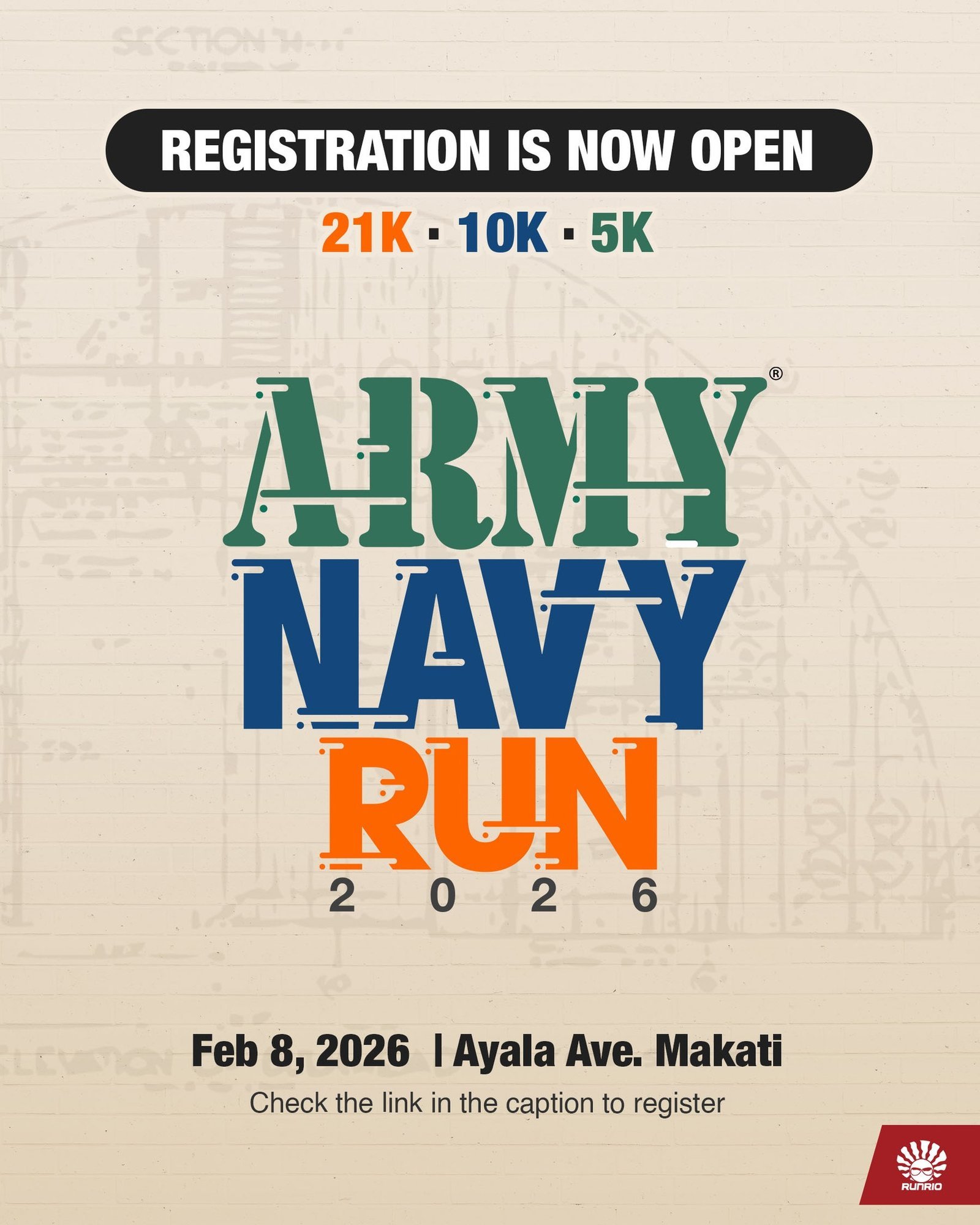 Army Navy Run poster