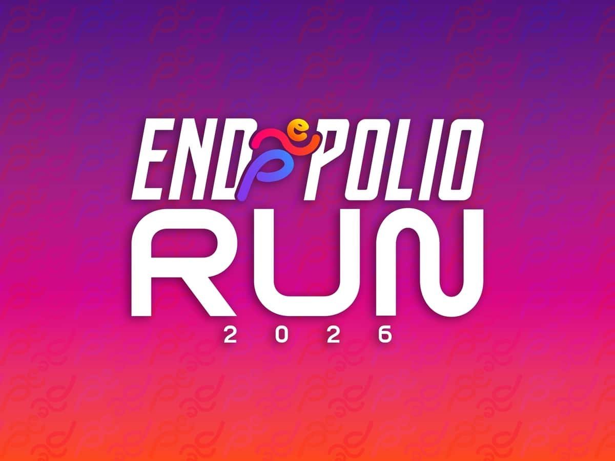 End Polio Run 2026 poster