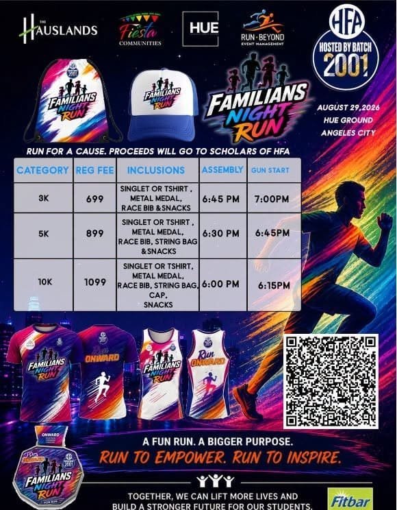Familians Night Run 2026 poster