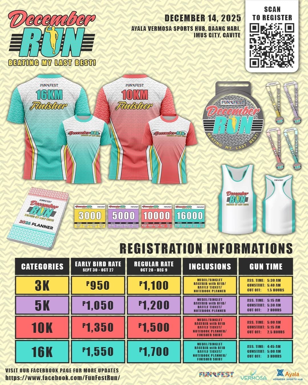Fun Fest December Run 2025 poster