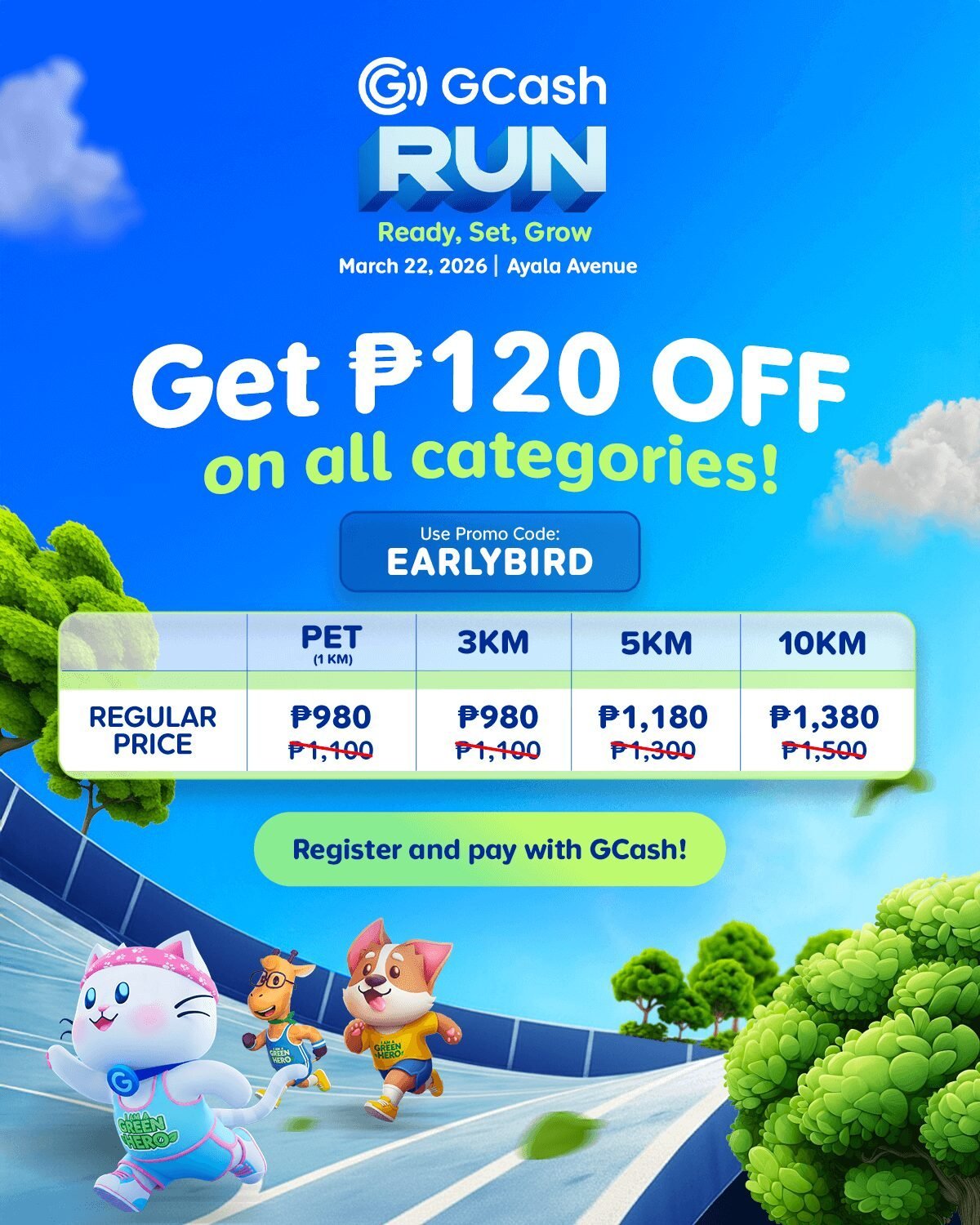 GCASH RUN 2026 poster