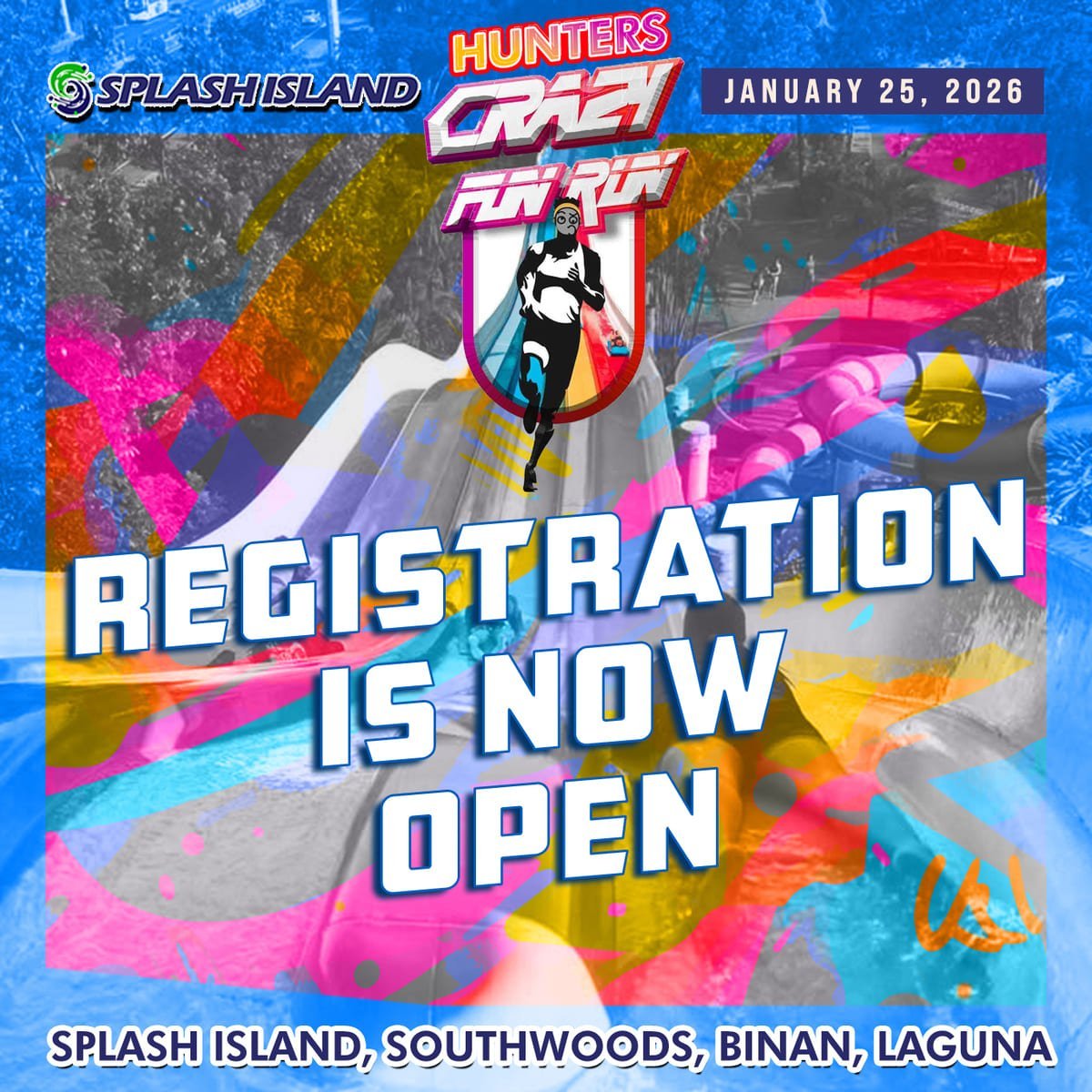 Hunters Crazy Fun Run 2026 poster