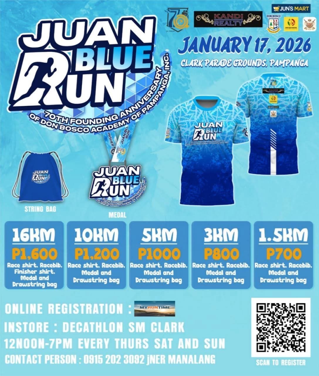 Juan Blue Run 2026 poster