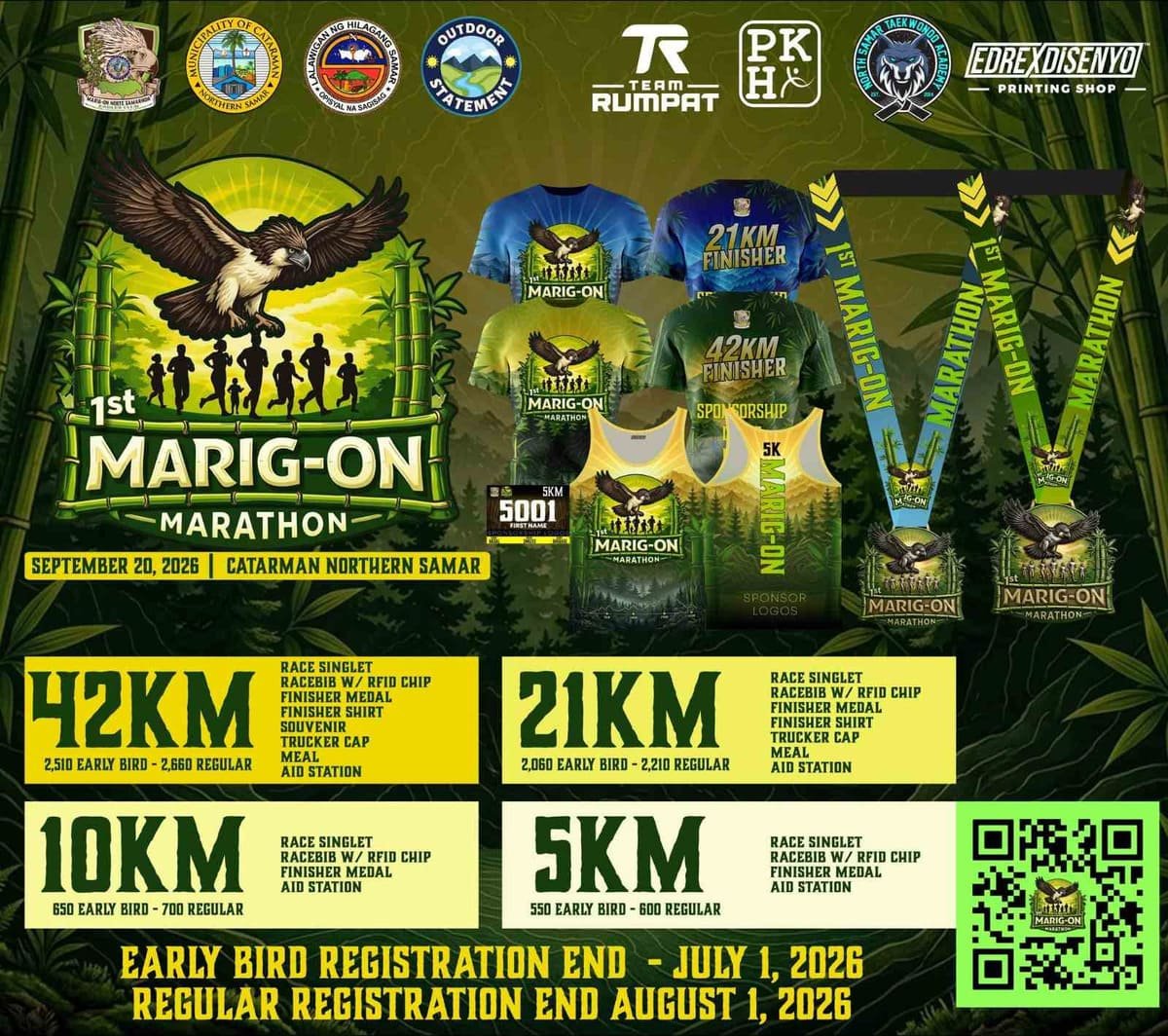 Marig-on Marathon 2026 poster