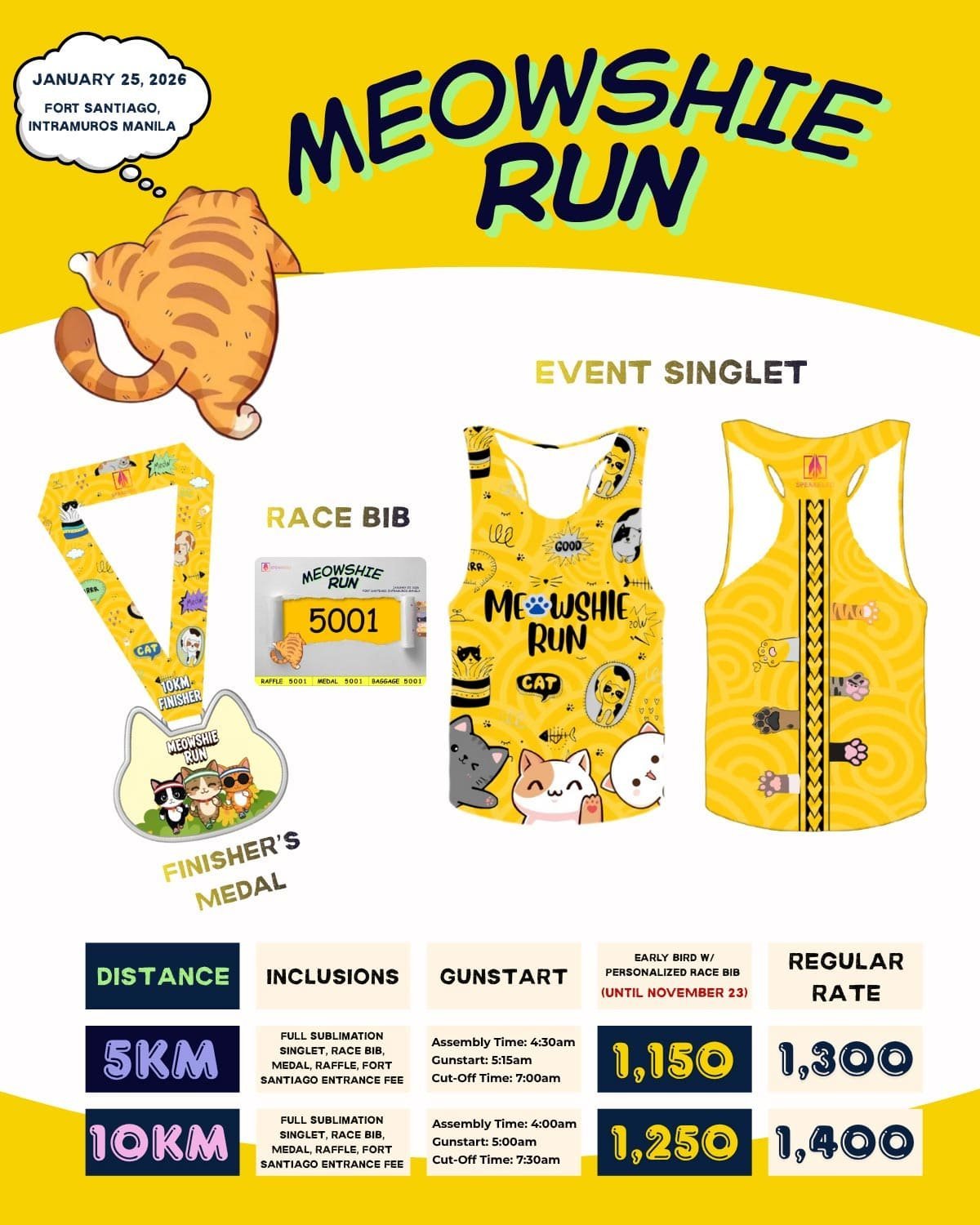 Meowshie Run 2026 poster