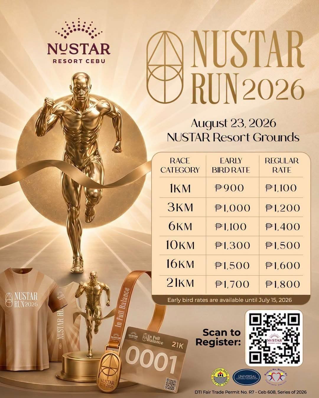 NUStar Run 2026 poster
