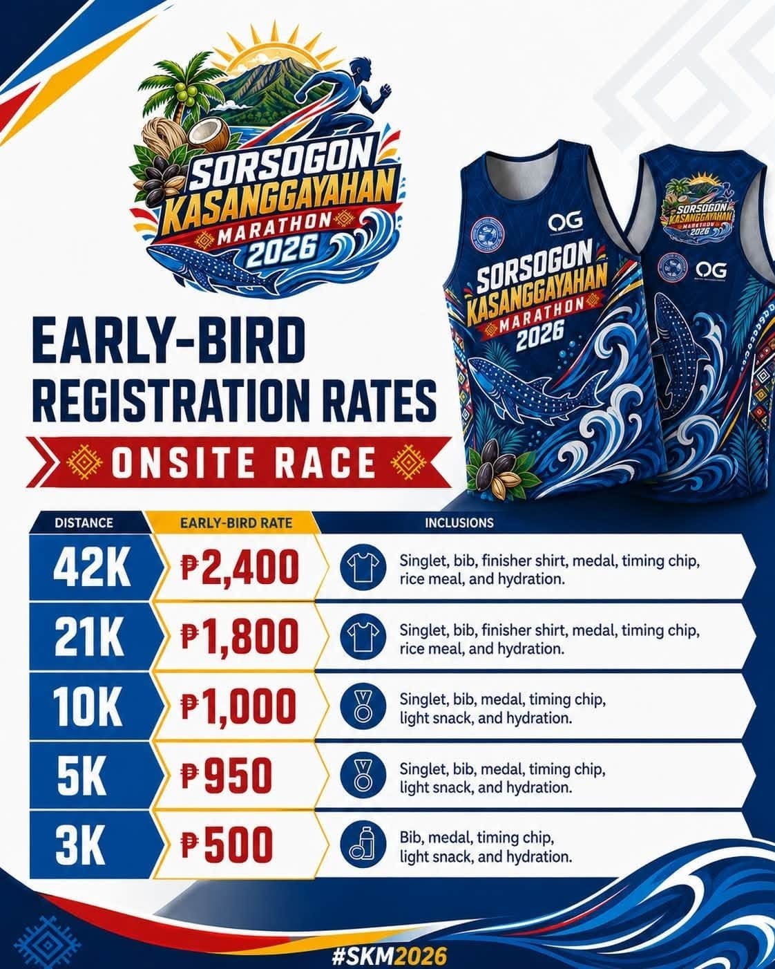 Sorsogon Kasanggayahan Marathon 2026 poster