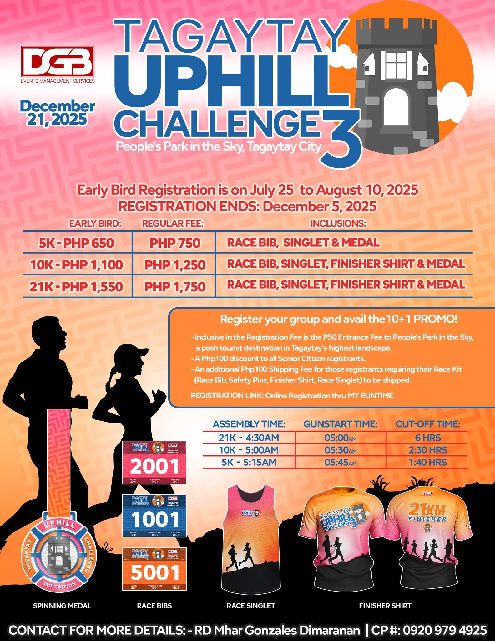 TAGAYTAY UPHILL CHALLENGE 3 poster