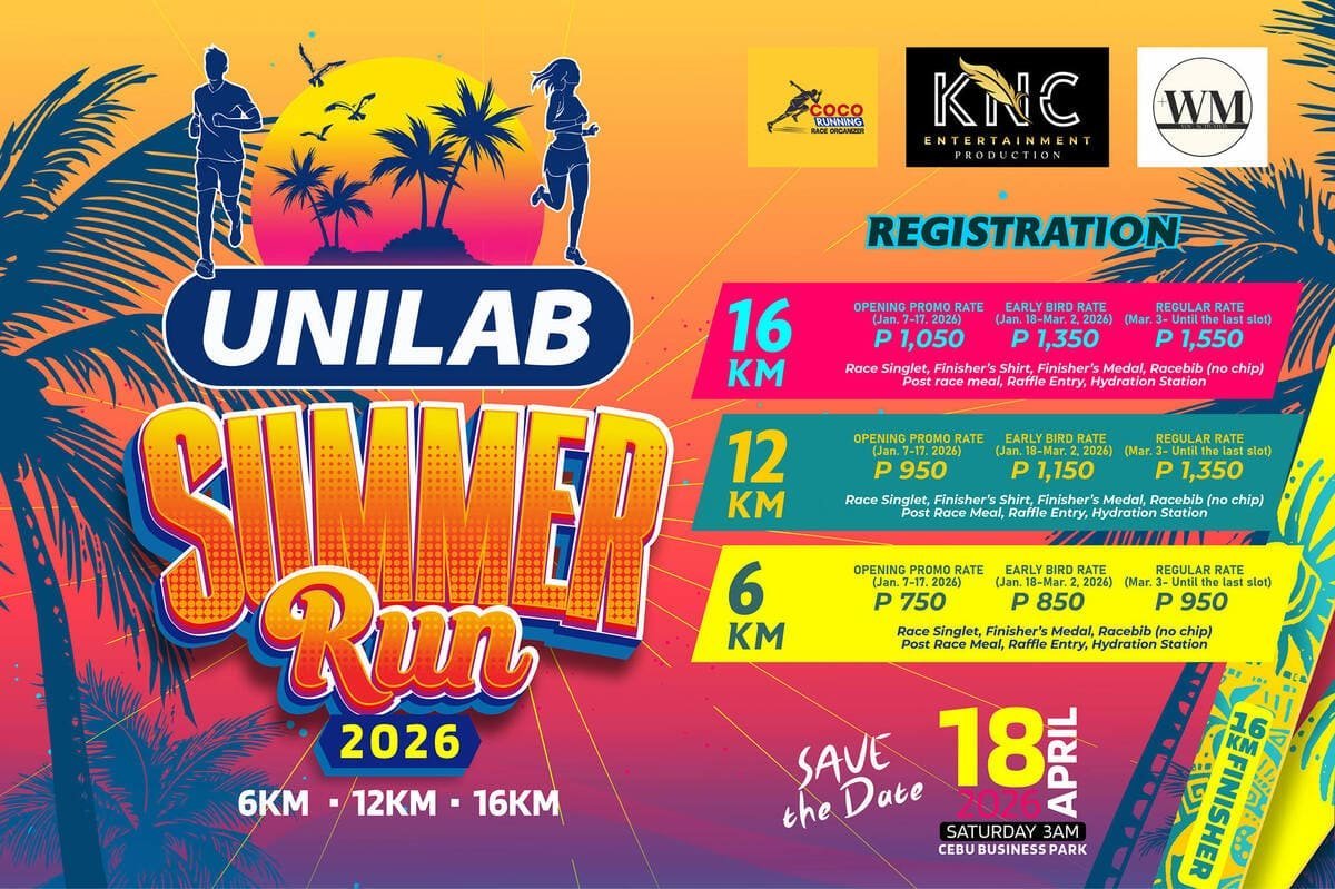 Unilab Summer Run 2026 poster