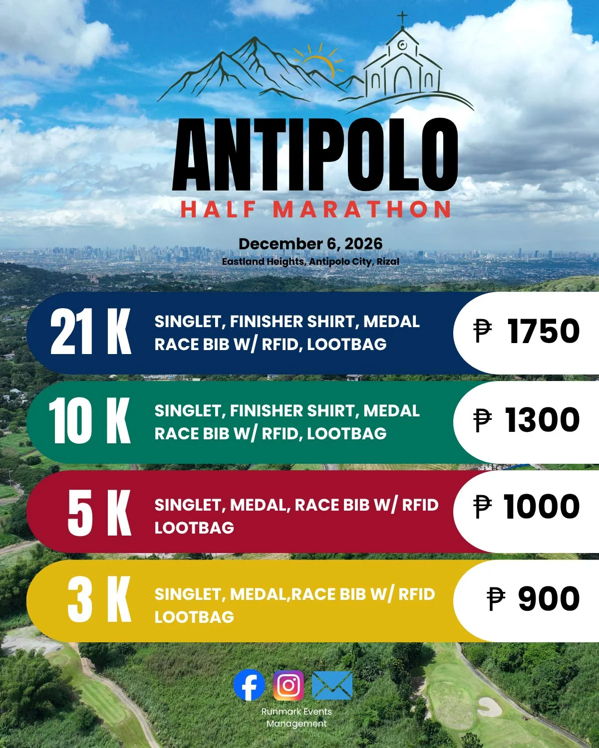 Antipolo Half Marathon 2026 poster
