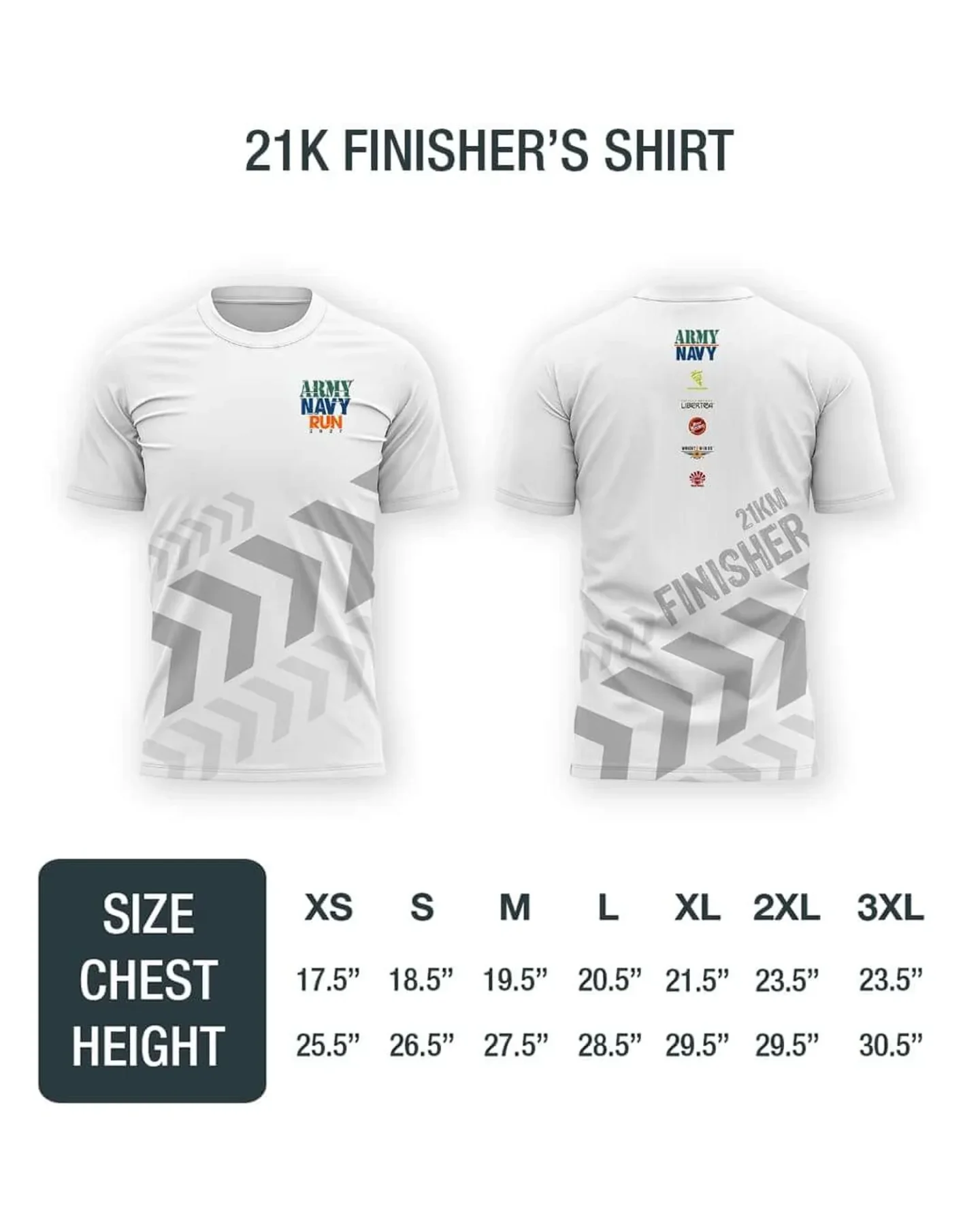 ArmyNavy Run 2027 Finisher Shirt