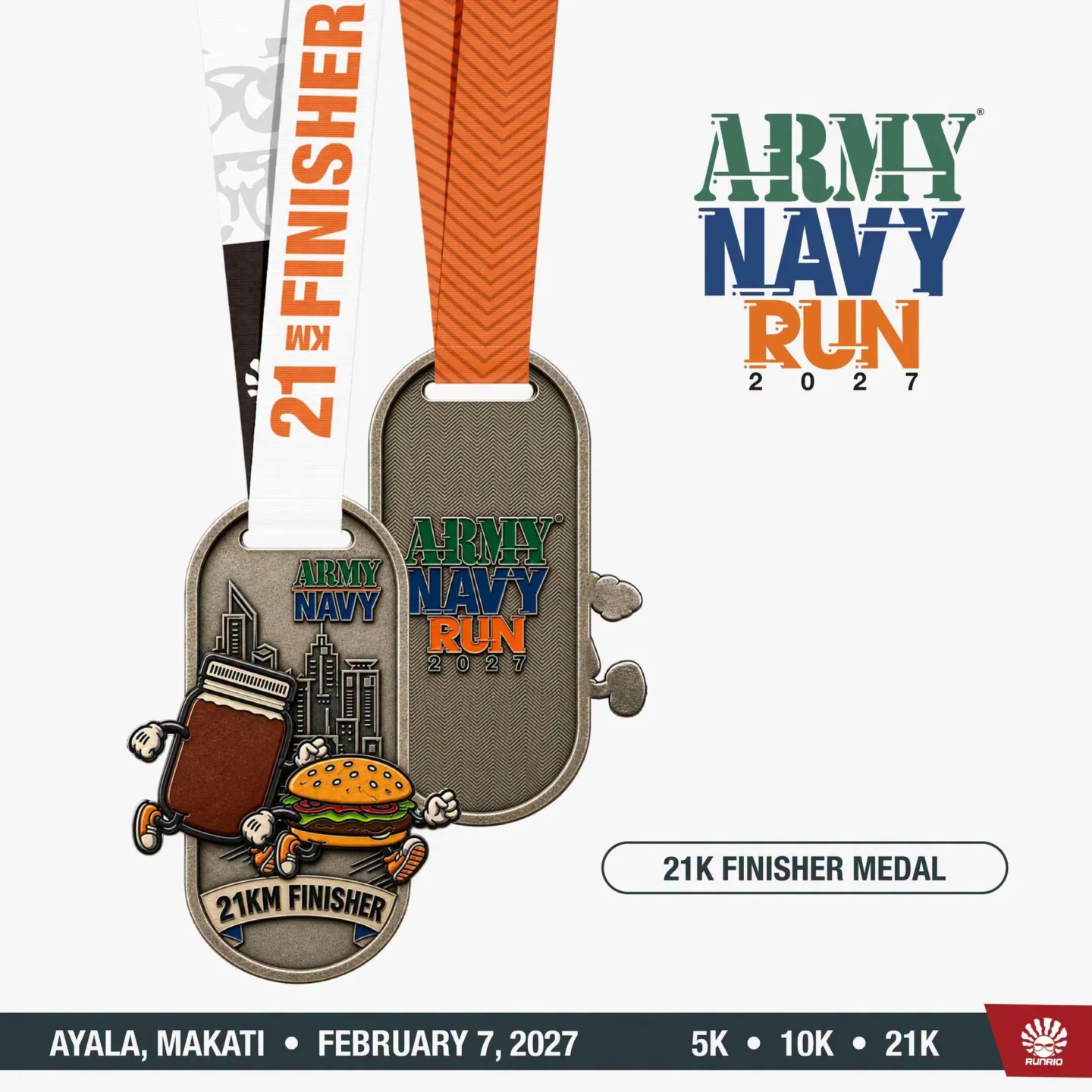 ArmyNavy Run 2027 Finisher Medal