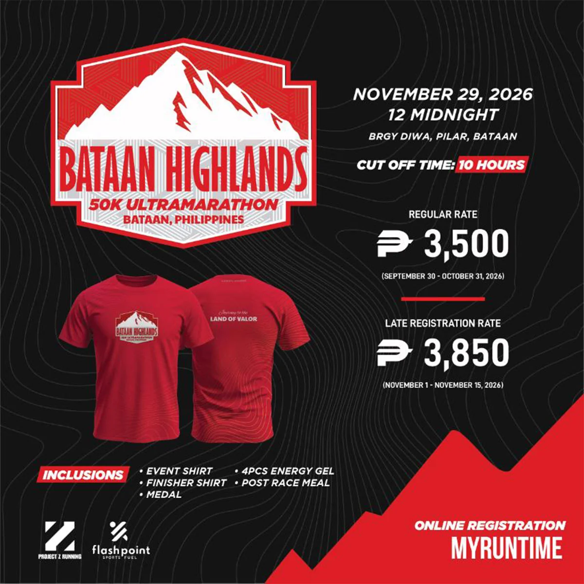Bataan Highlands 50K Ultramarathon 2026 poster