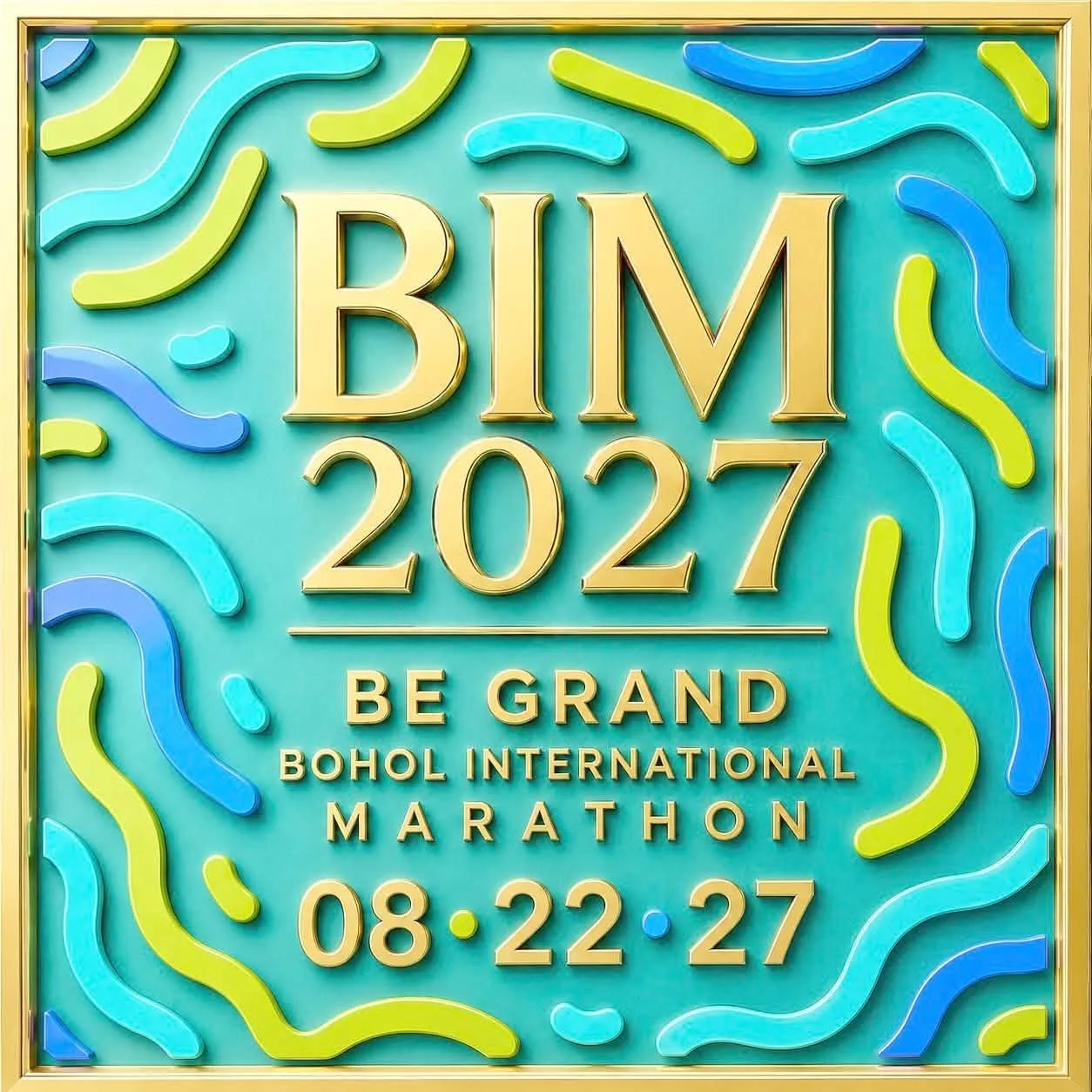 Bohol International Marathon 2027 poster
