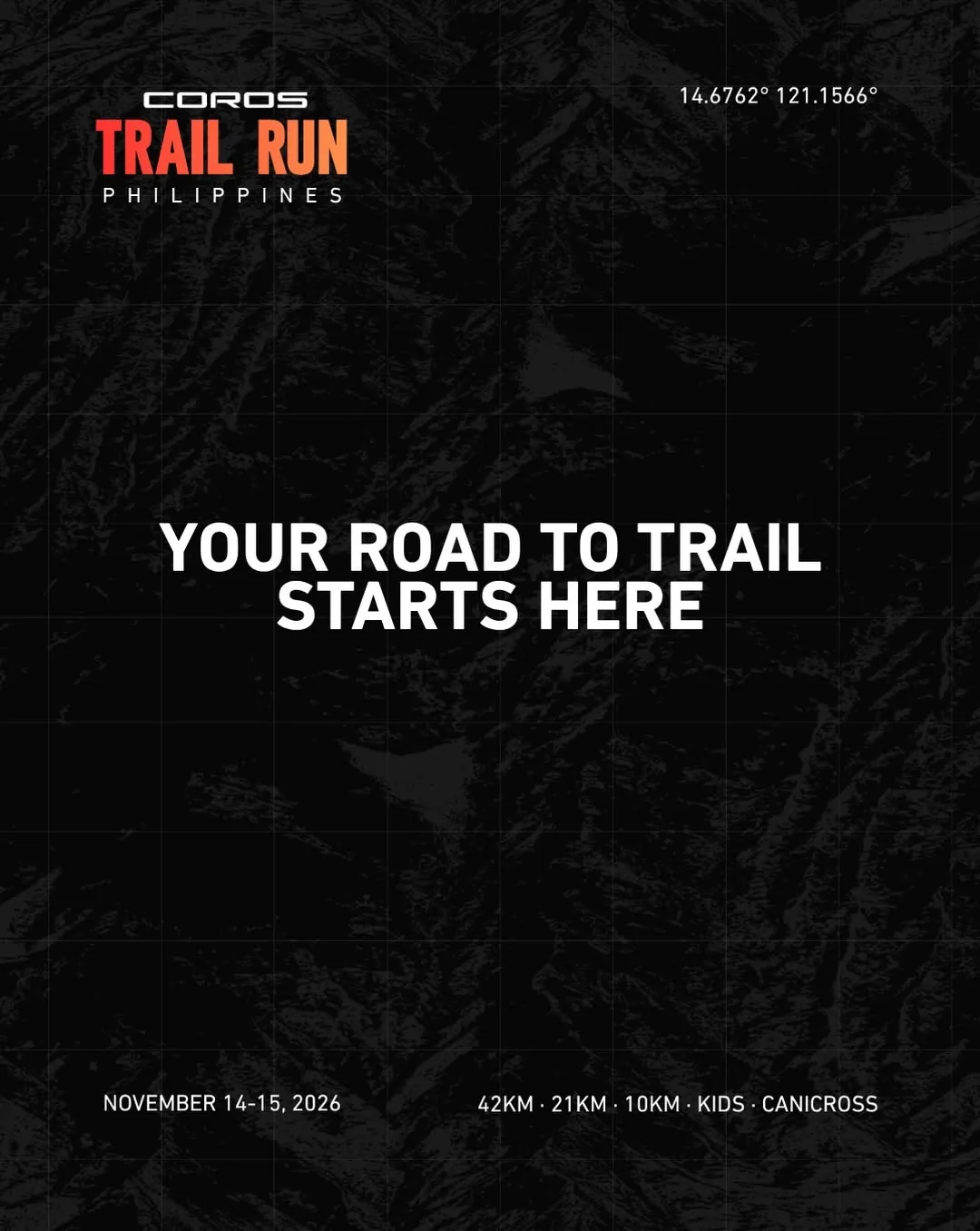 COROS Trail Run Philippines 2026 poster