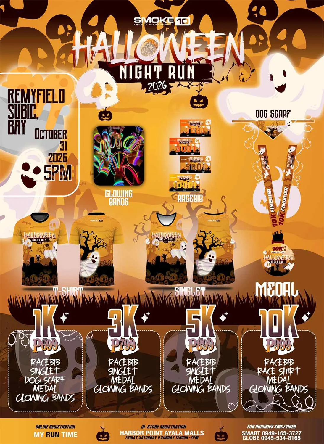 Halloween Night Run 2026 poster