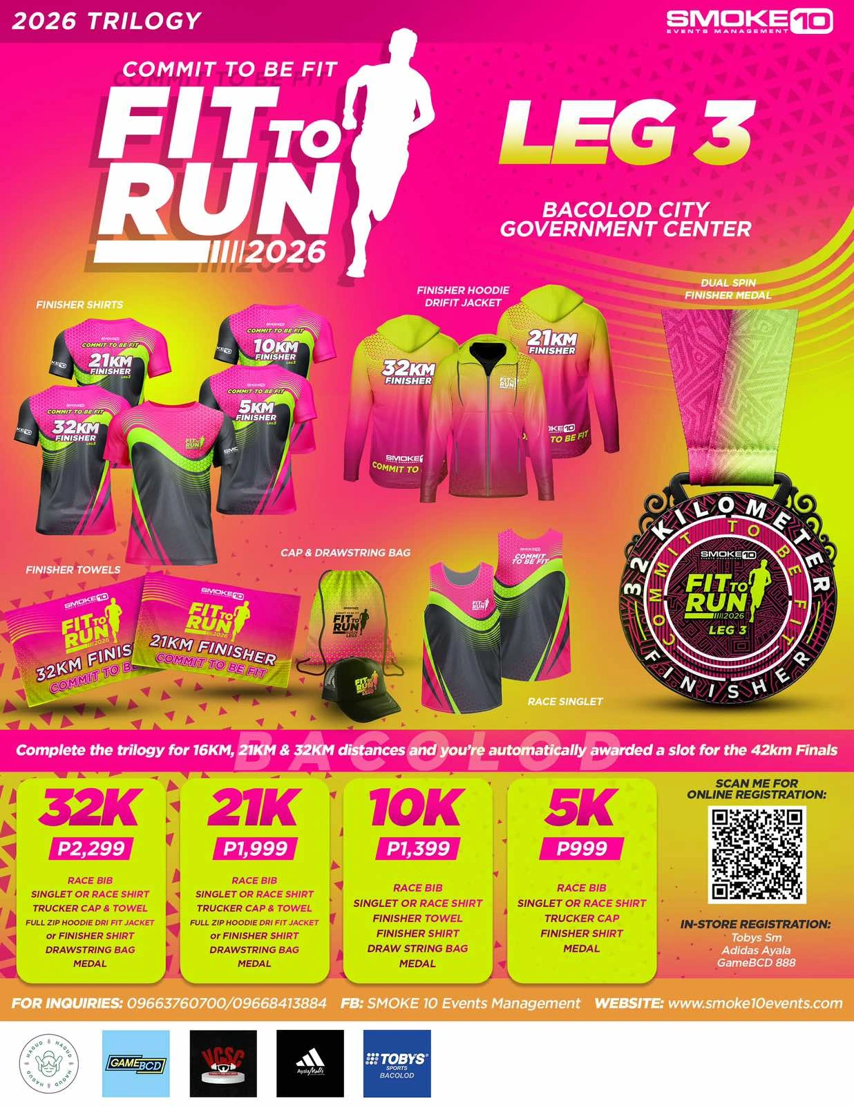 Fit To Run 2026 Leg 3 Bacolod poster