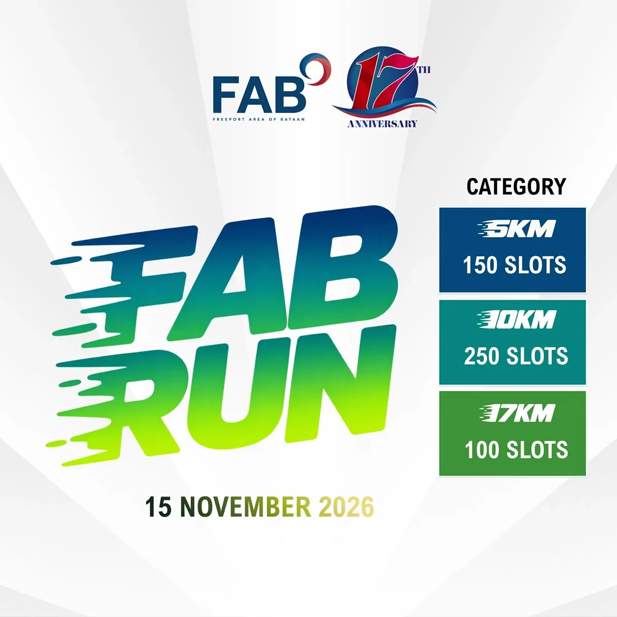 FAB Run 2026 poster