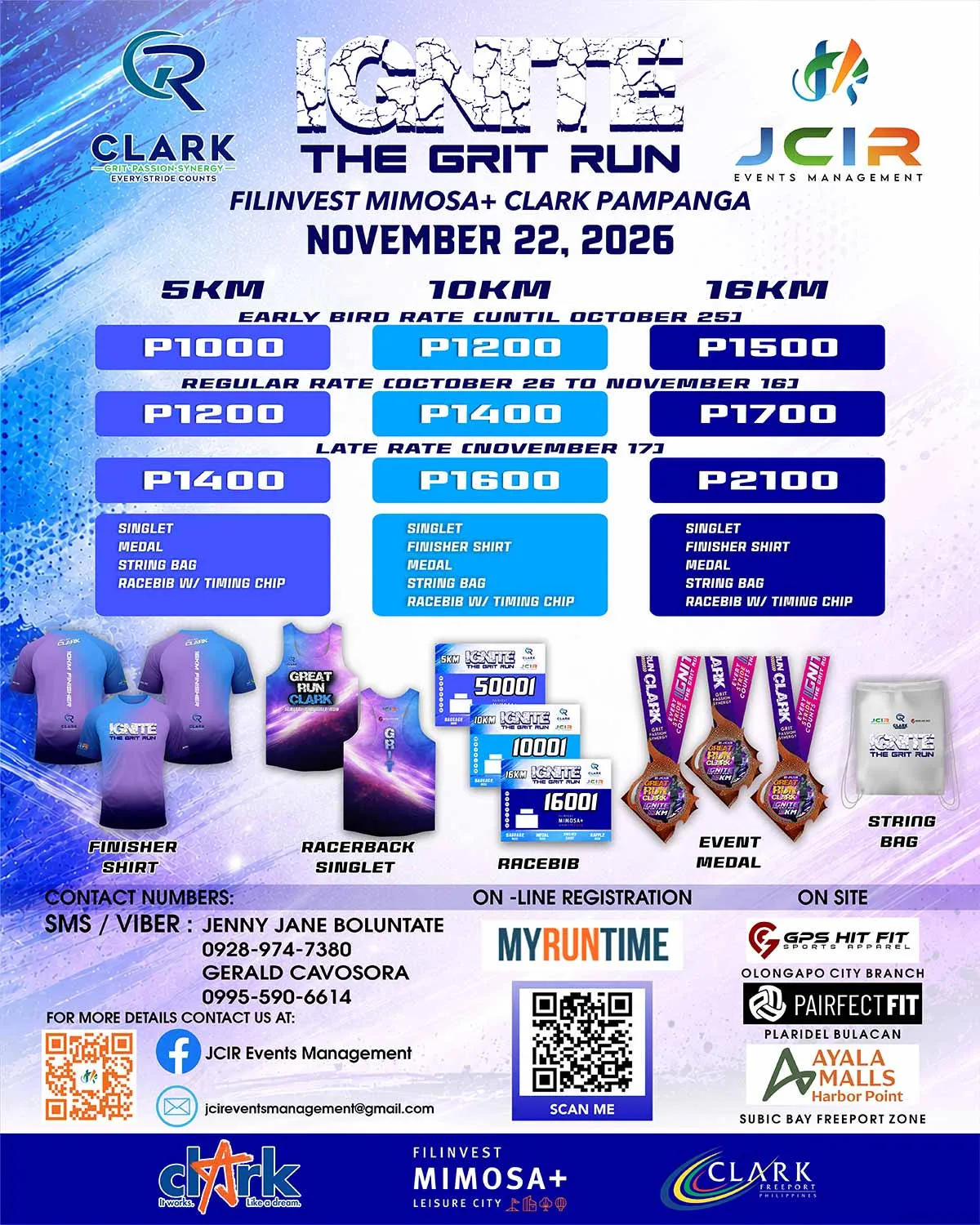 Ignite: The Grit Run 2026 poster