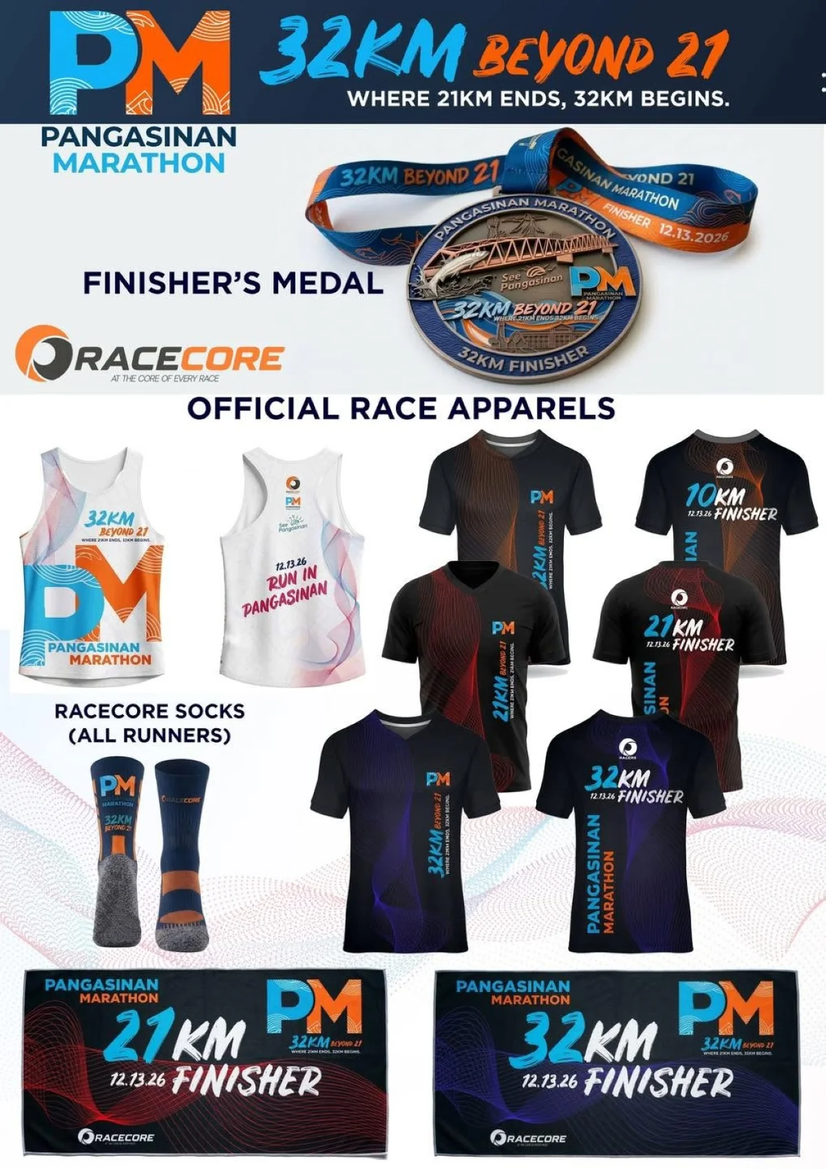 Pangasinan Marathon 32KM Beyond 21 2026 poster