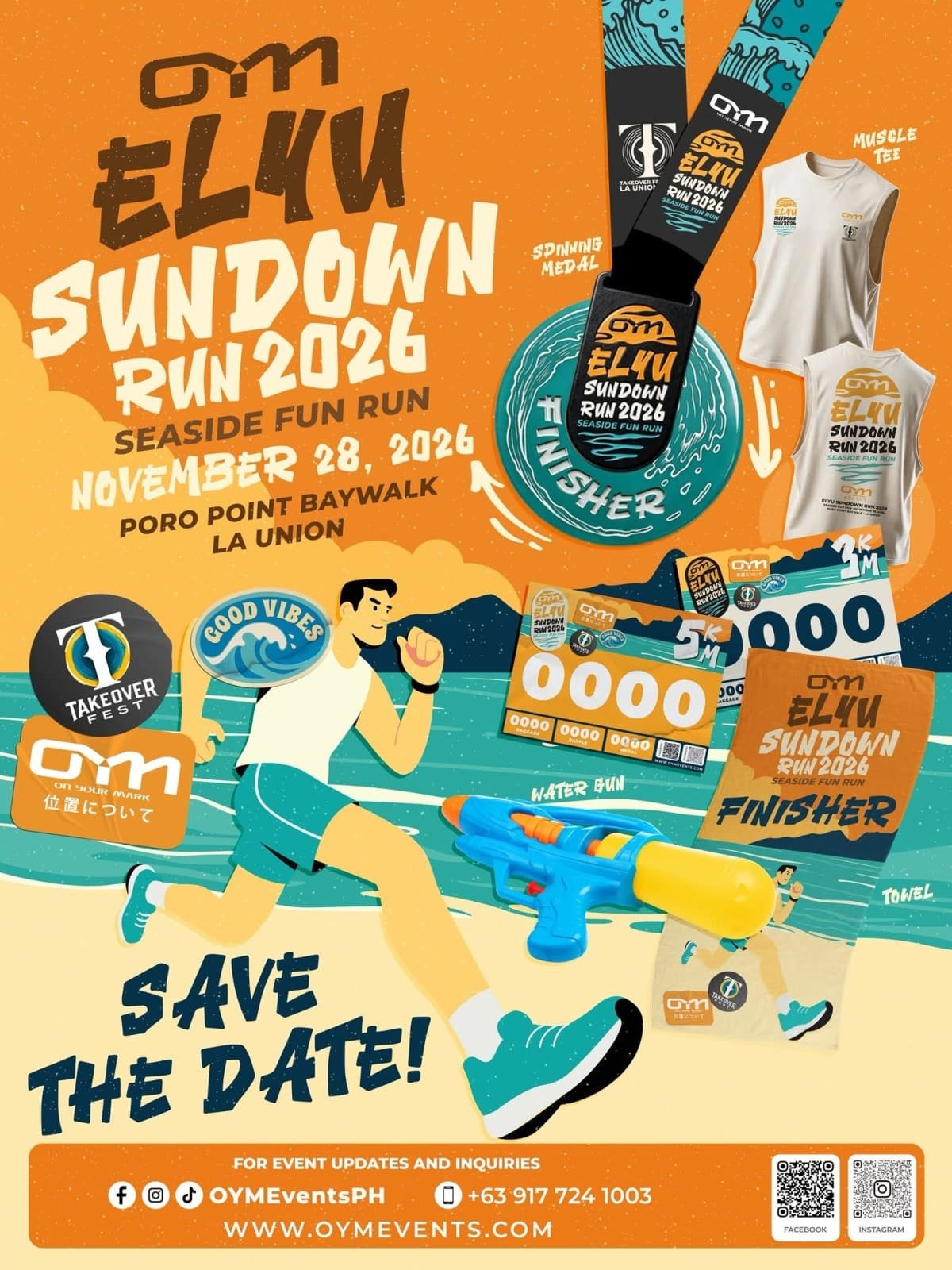 OYM Elyu Sundown Run 2026 poster