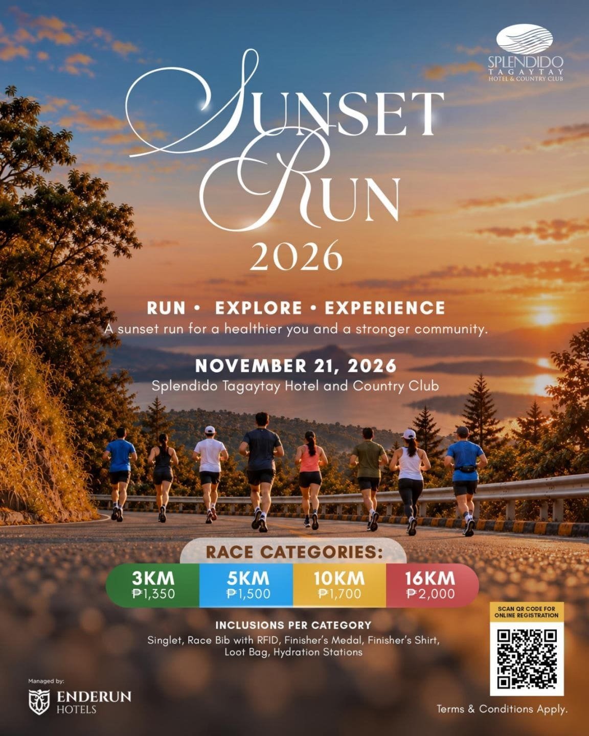 Splendido Sunset Run 2026 poster