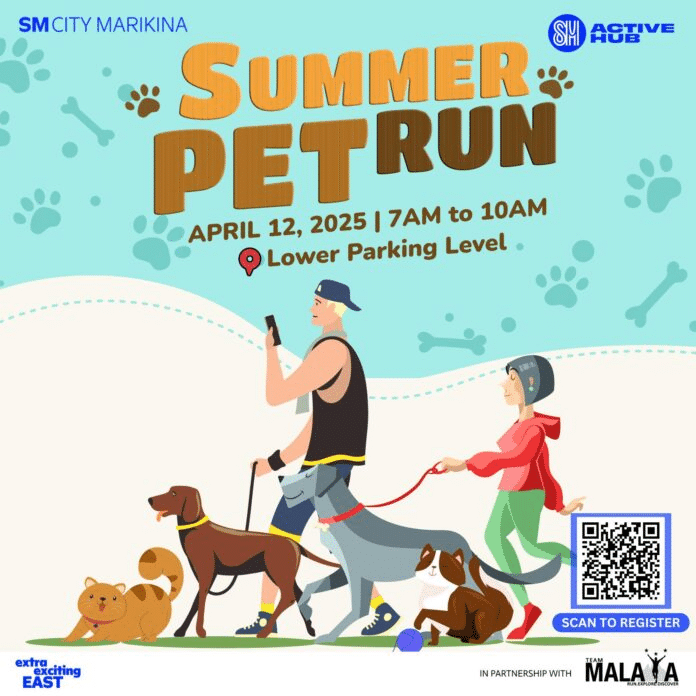 SM Summer Pet Run 2025 poster