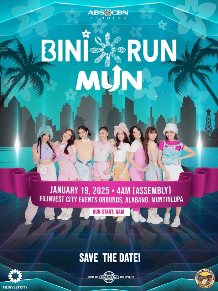 BINI RUN MUN 2025 poster