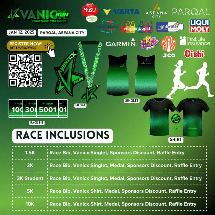 Vanicx Run 2025: Together for Good poster