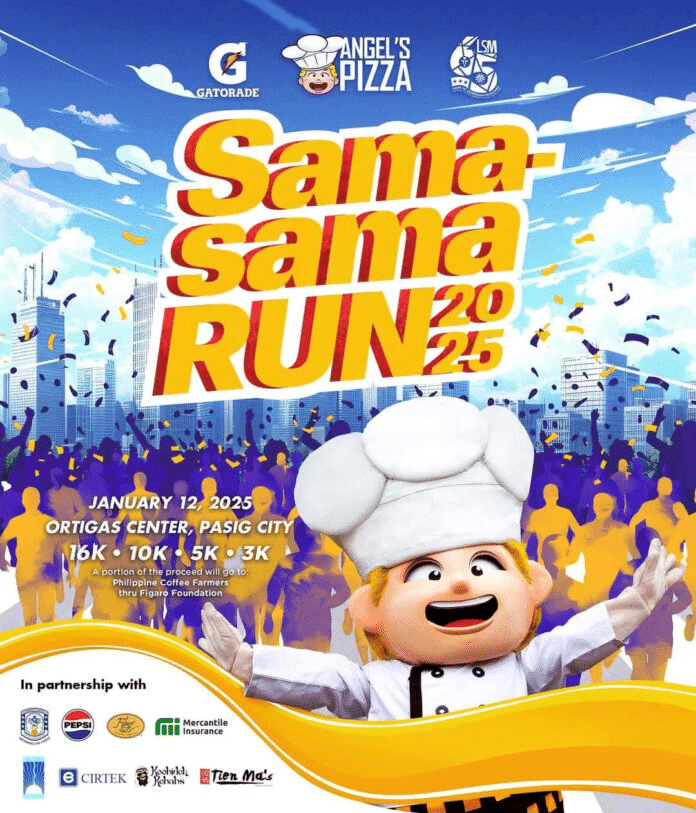 Angel’s Pizza Sama-Sama Run 2025 poster