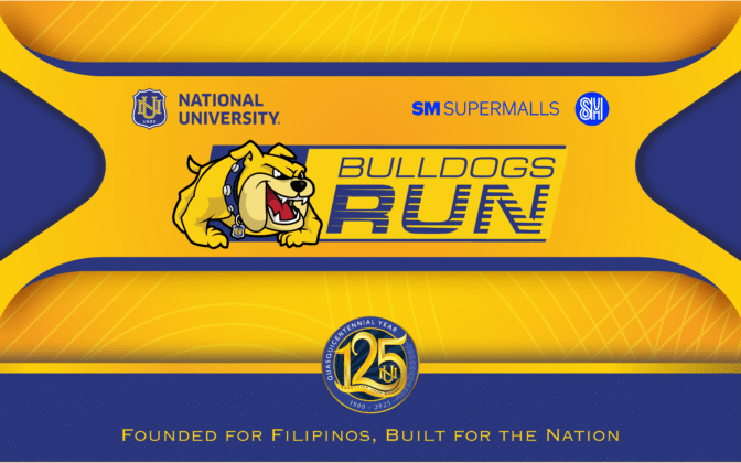 NU Bulldogs Run 2025 poster
