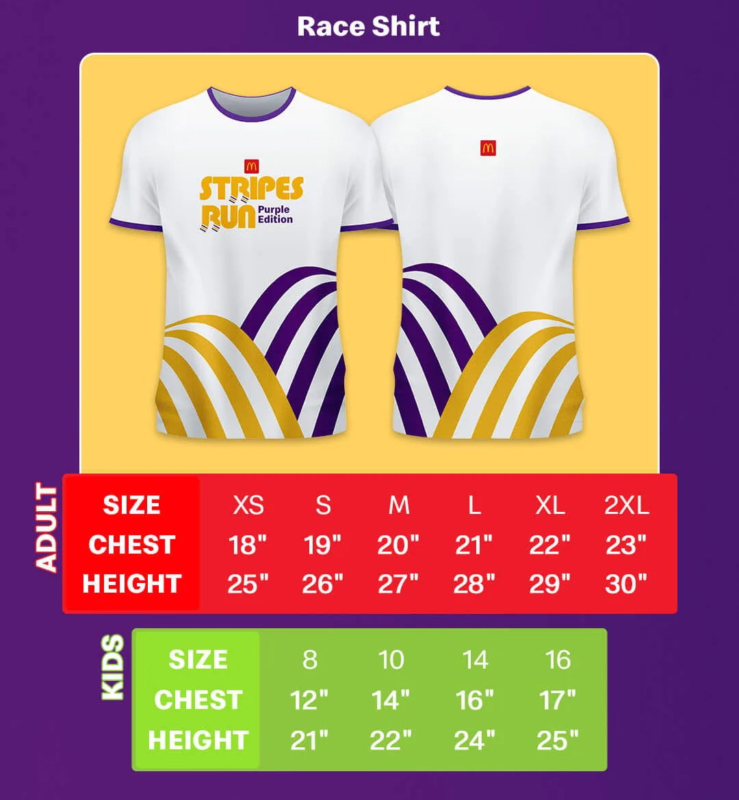 McDonald's Stripes Run (Clark) 2026 Event Shirt