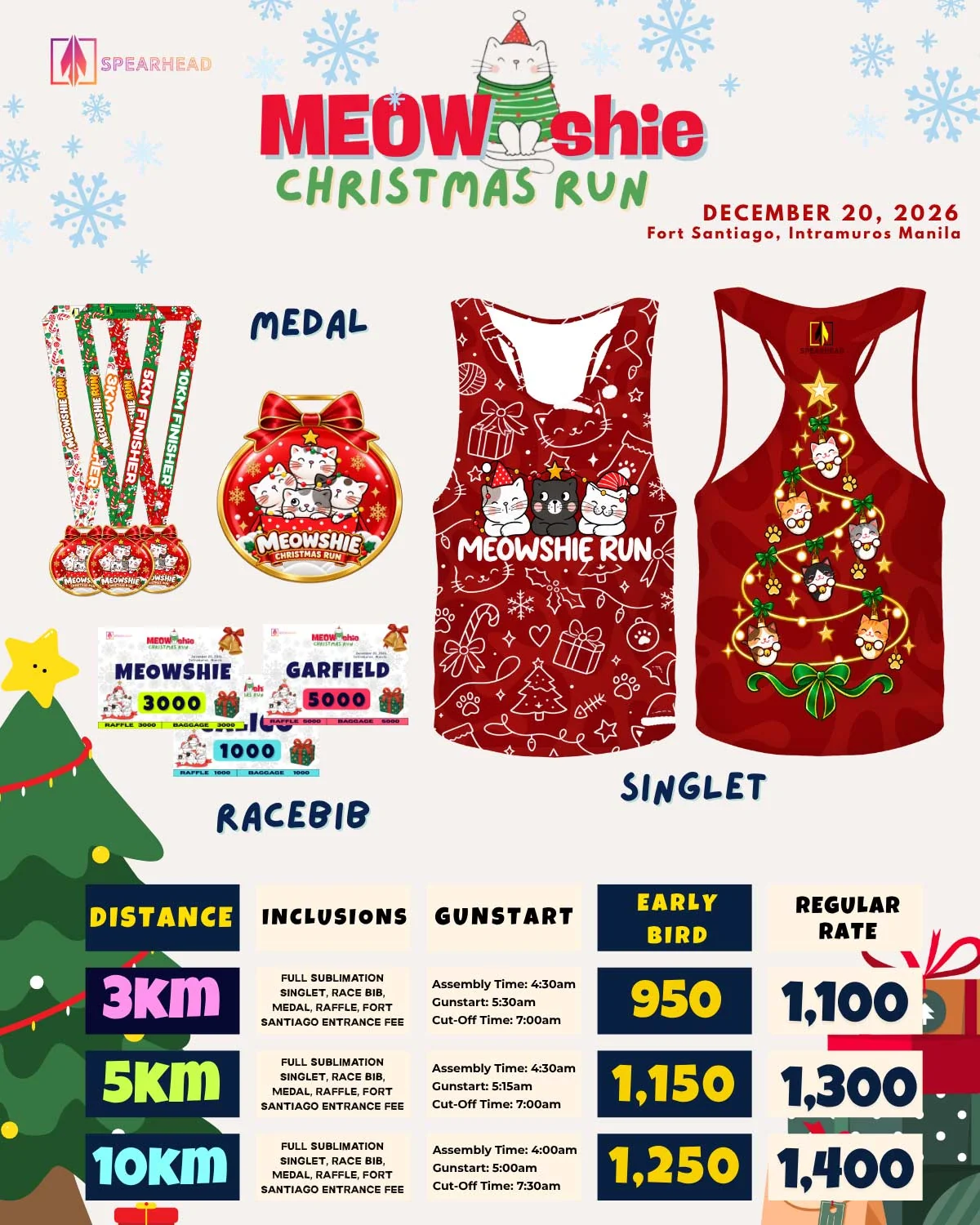 Meowshie Christmas Run 2026 poster