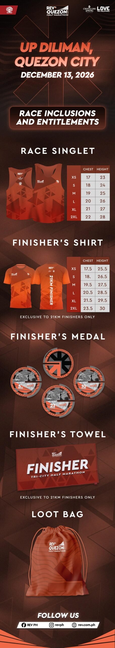 REV Quezon City Half-Marathon 2026 poster