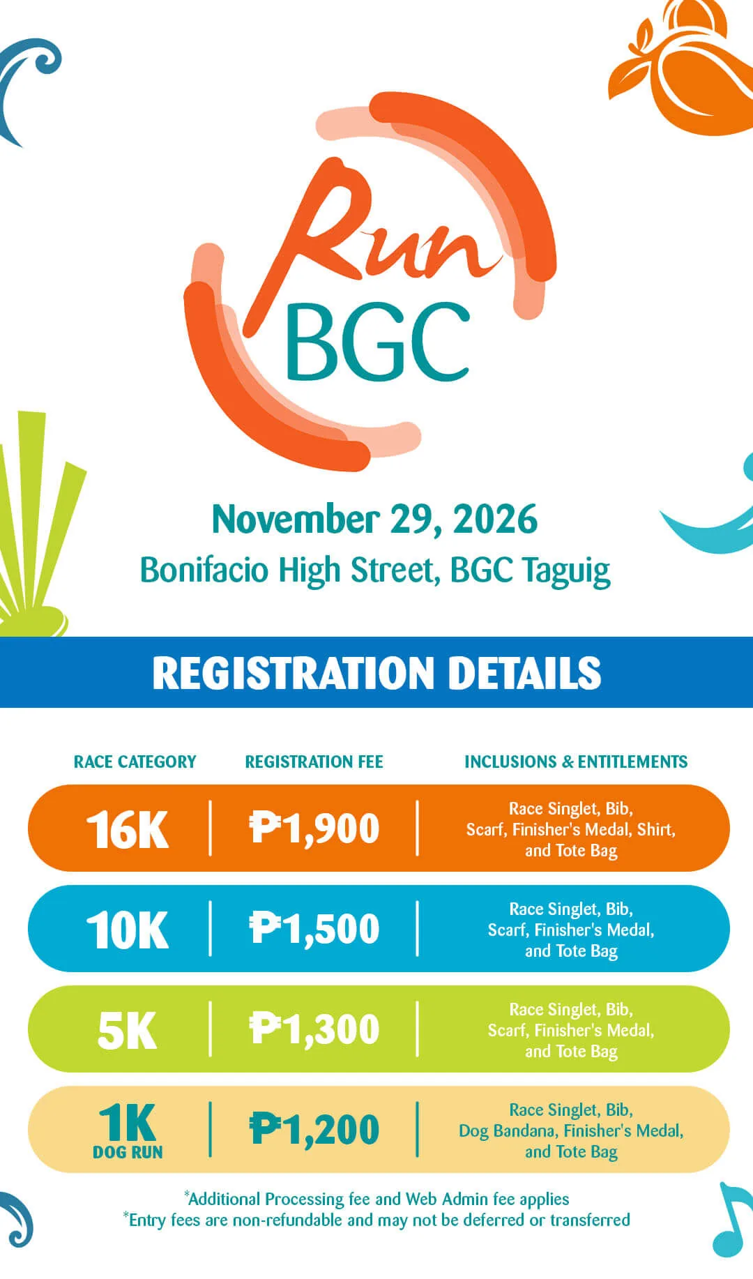 Run BGC 2026 poster