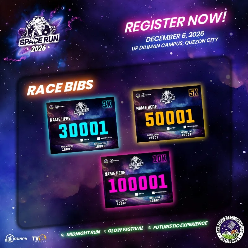 Space Run 2026 Race Bib