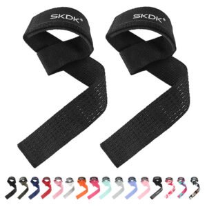 Weightlifting Straps (Silicone Grip)